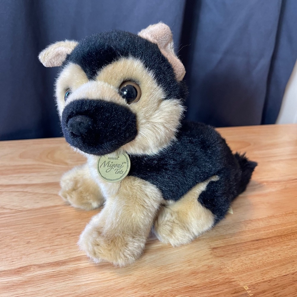 Aurora Miyoni Tots German Shepherd Puppy Plush Black Tan Dog 10 inch 5/21
